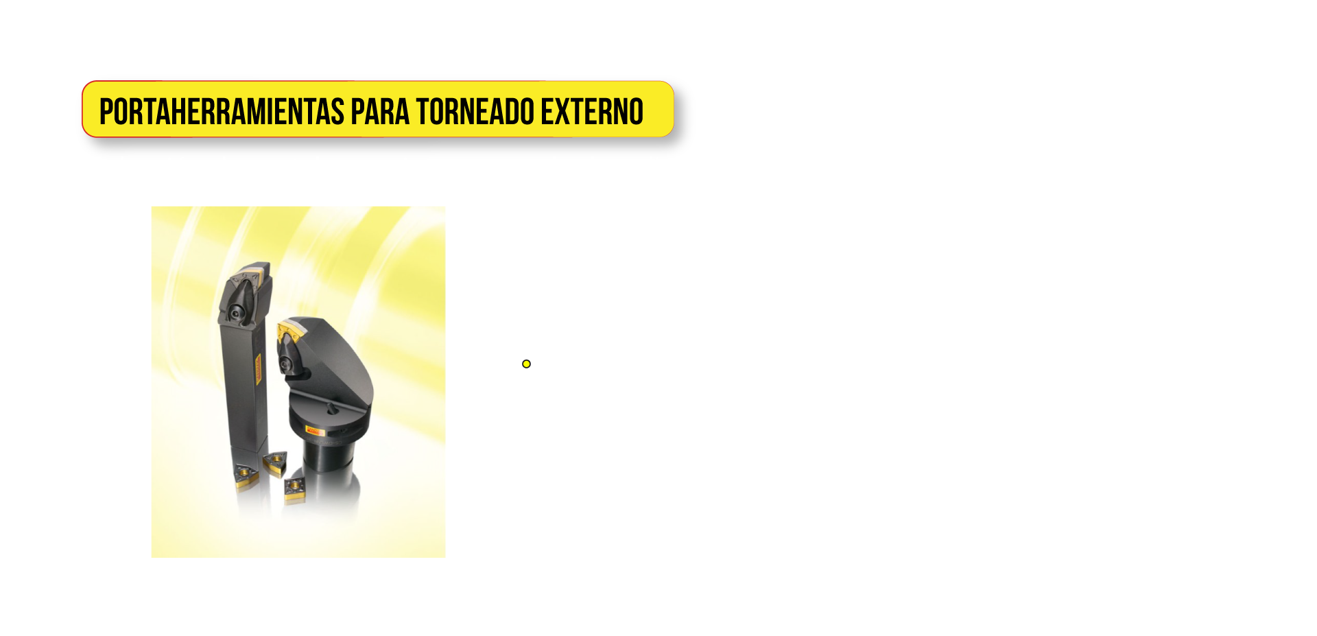 Portaherramientas para torneado externo