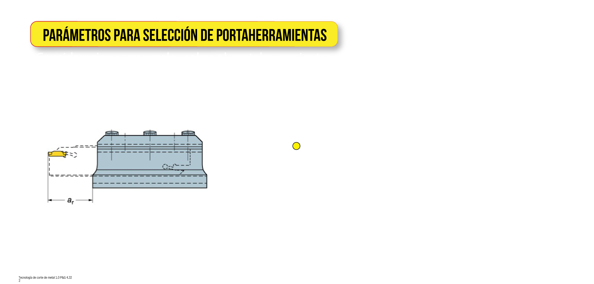 Parámetros para selección de herramientas