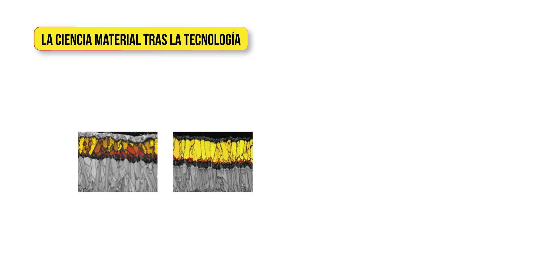 La ciencia material tras la tecnología