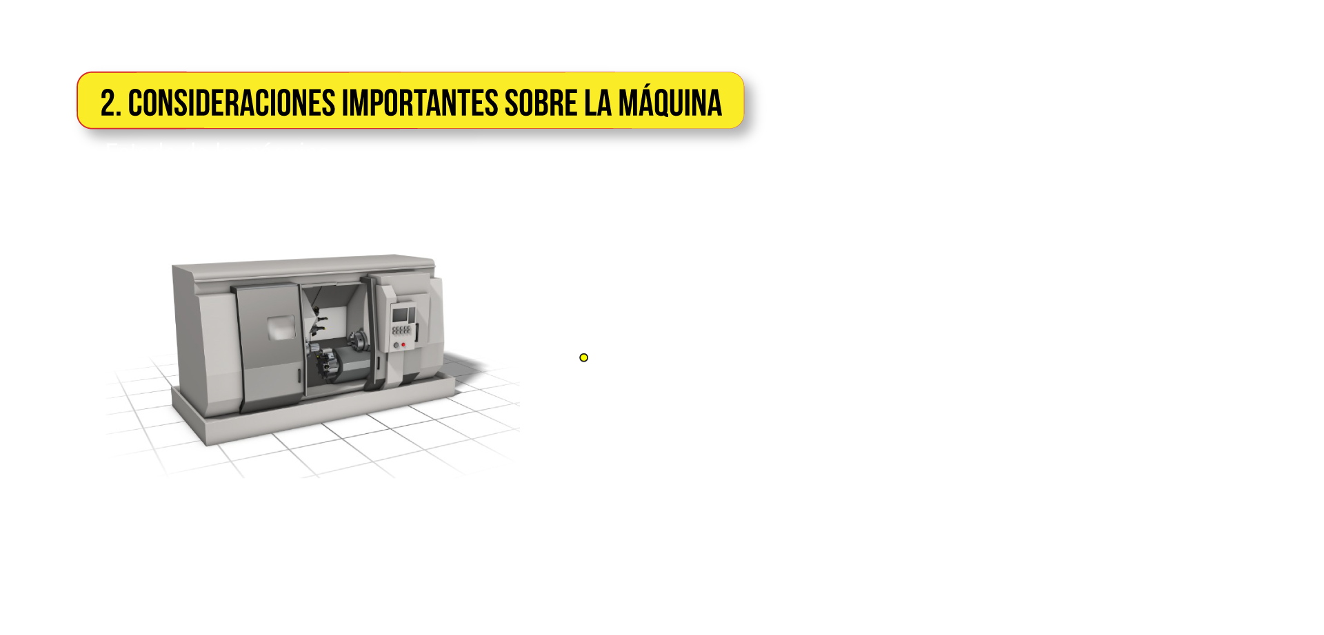 Consideraciones importantes sobre la máquina